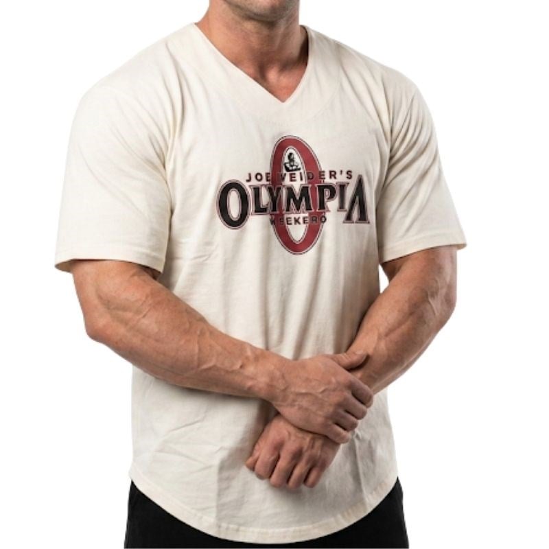 Olympia Joe Weider Weekend Rag Top Beyaz