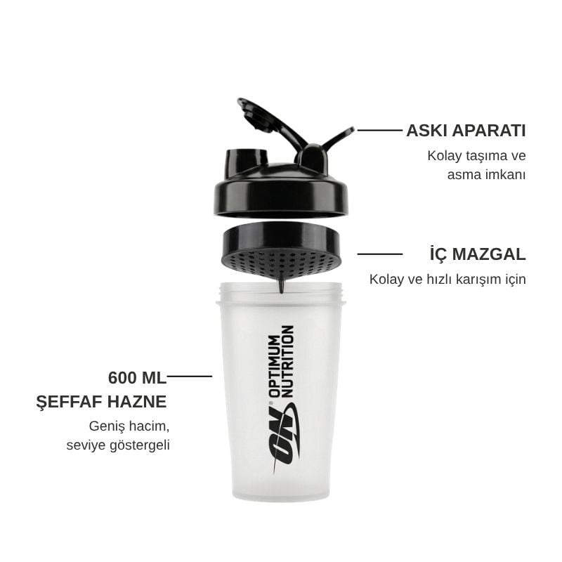 Optimum Nutrition Shaker 600 ml