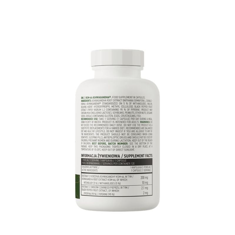 Ostrovit KSM-66 Ashwagandha 120 Kapsül