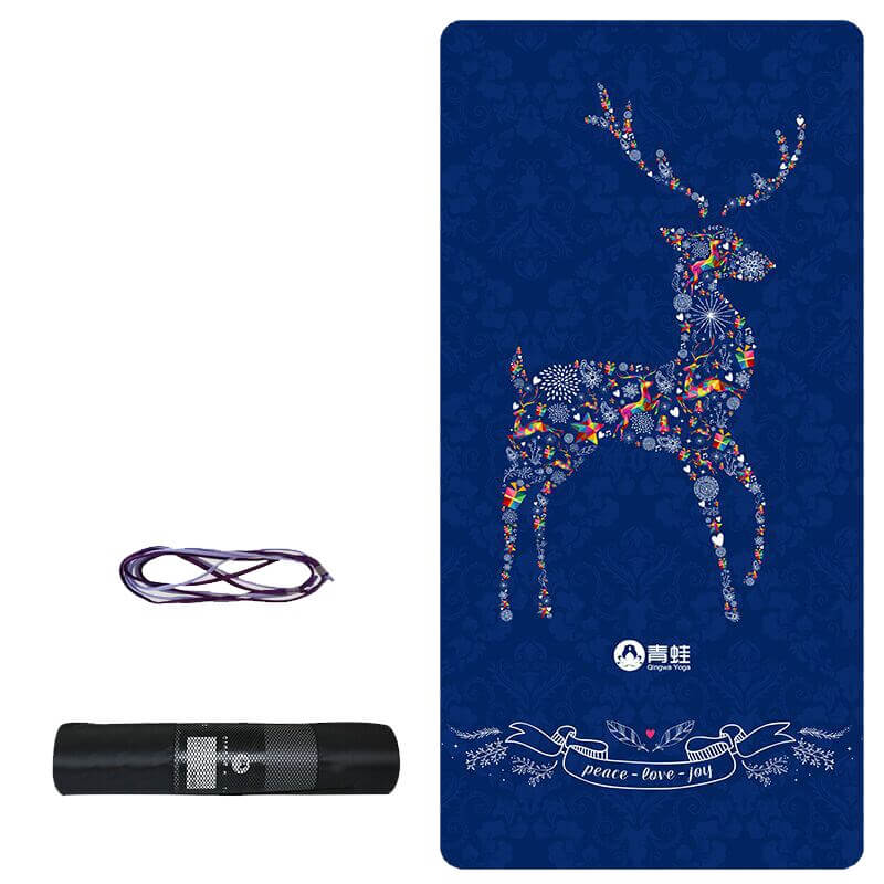 Pilates ve Yoga Minderi AKS.TUSI015 Tusi Tusi Yoga Mat Aşk, Barış, Neşe 183cmX0.8cmX80cm