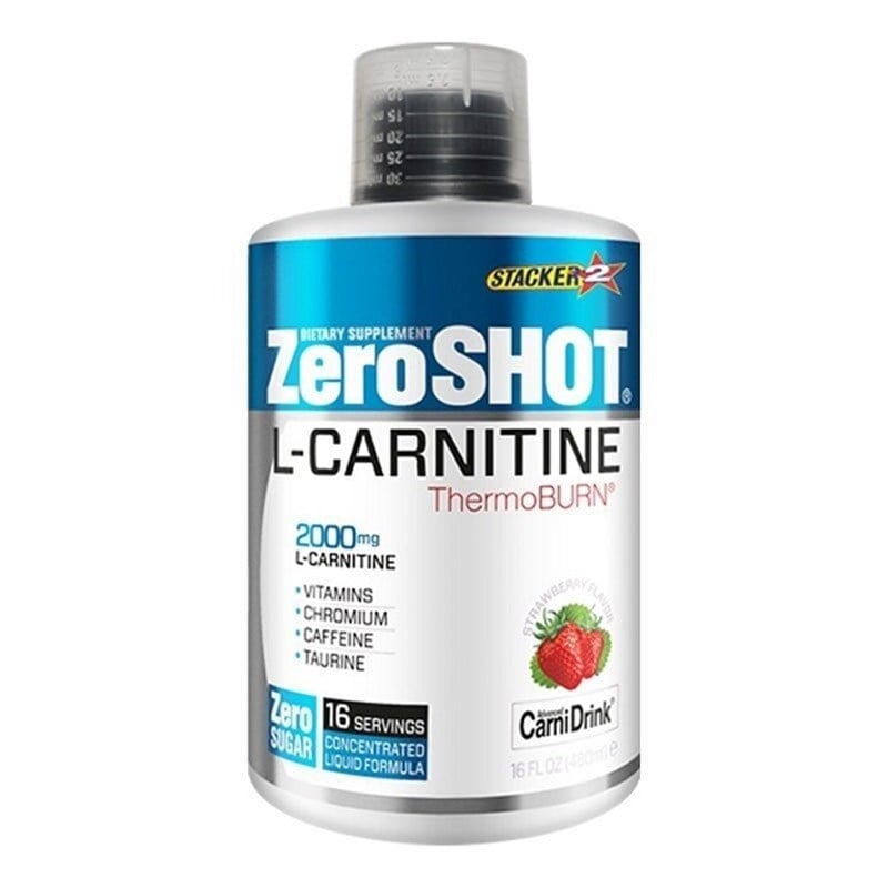 ZERO SHOT L-CARNITINE THERMO BURN 480 ML Stacker 2