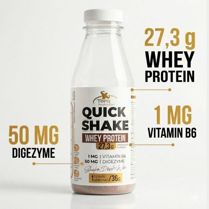 Torq Quick Shake Whey Protein 24' lü  Paket