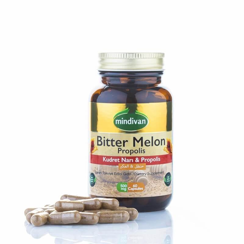 Vitamin Ve Mineraller  Mindivan Bitter Melon+ Propolis 60 Kapsül
