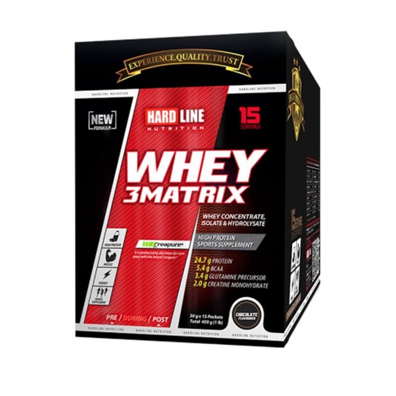Whey Protein PRO.HARDLINE016 Hardline Hardline Whey 3Matrix Protein 450 Gr 15 Şase