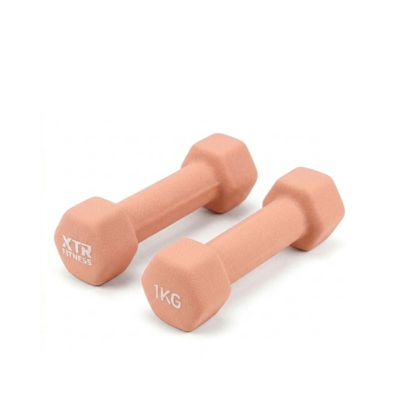 XTR Fitness Vinyl Neoprene Dambıl 1 Kg X 2 Adet