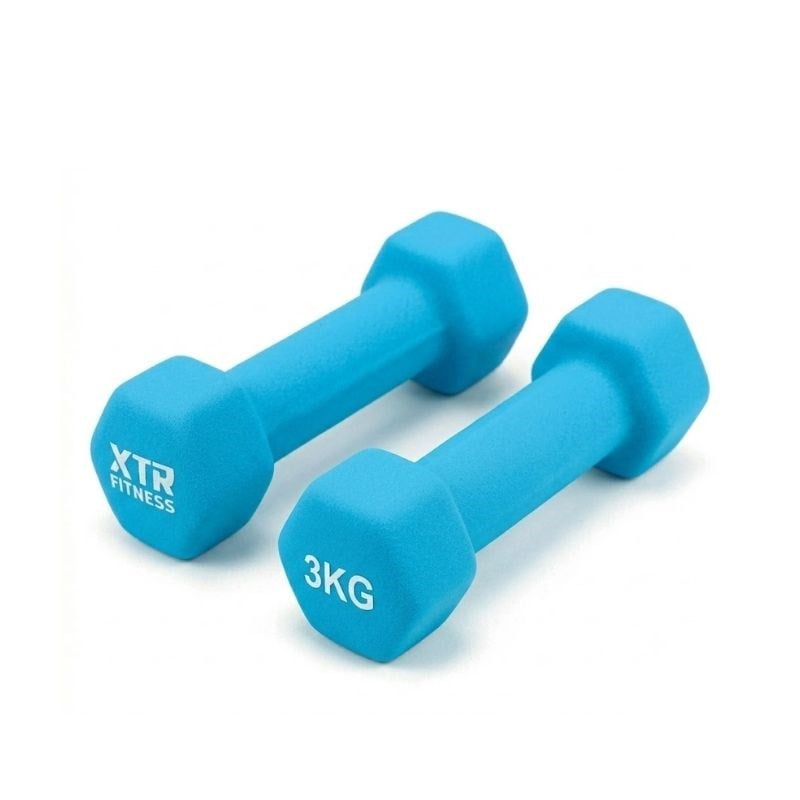 XTR Fitness Vinyl Neoprene Dambıl 3 Kg X 2 Adet