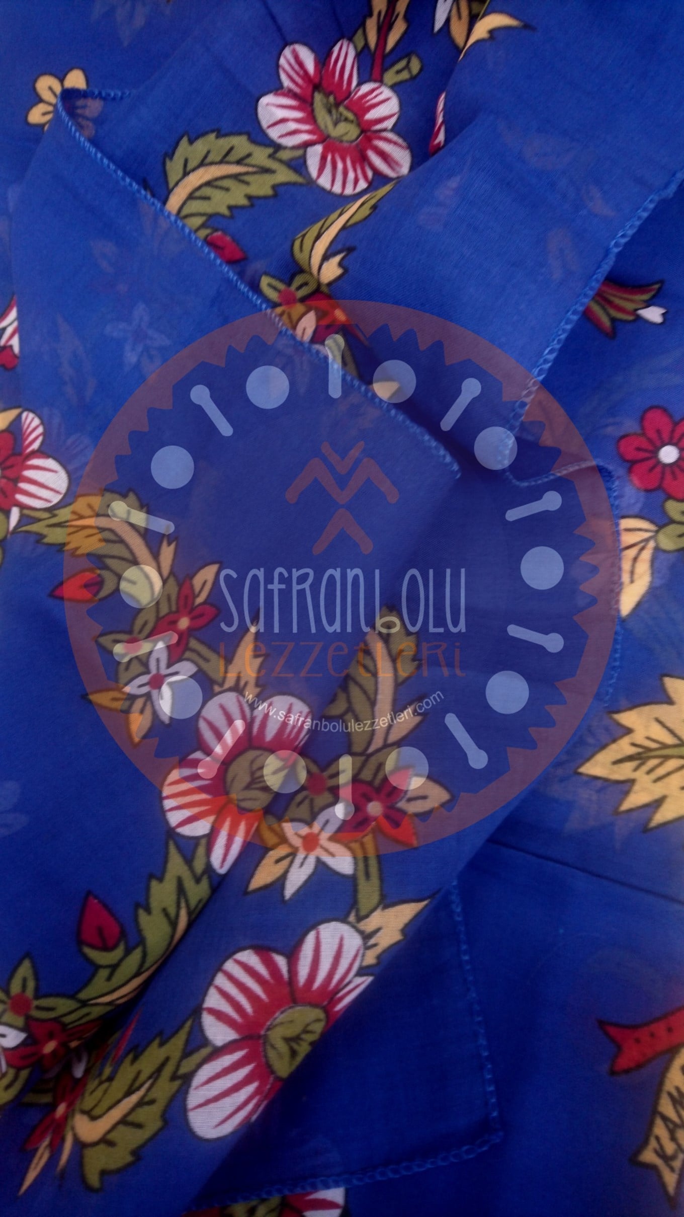%100 Pamuklu Dikdörtgen Örtü (Yöresel Yazma)'85 cm X 145 cm'