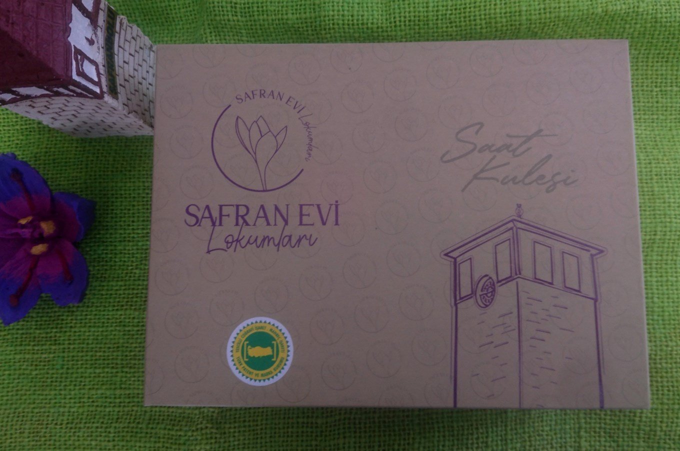 Çifte Kavrulmuş Antep Fıstıklı Safranbolu Lokumu 