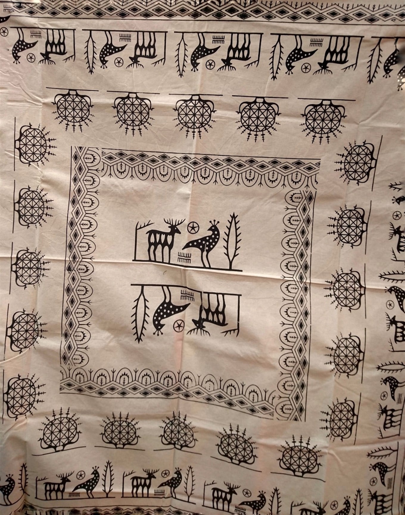 Ham Pamuklu Sofra Örtüsü