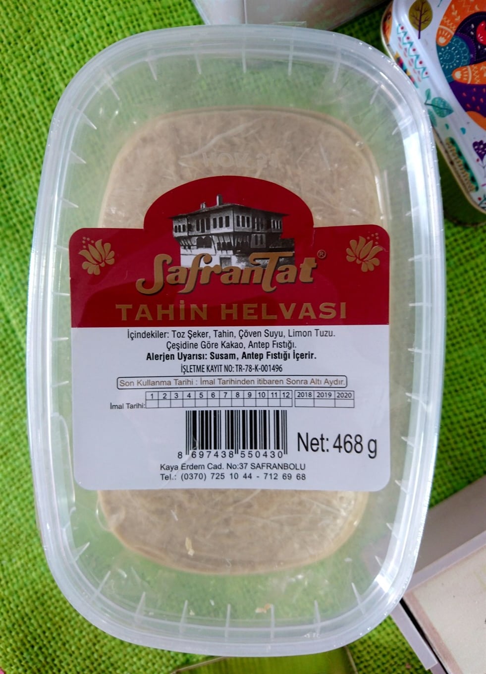 Sade Tahin Helvası ''SafranTat'' 468 g