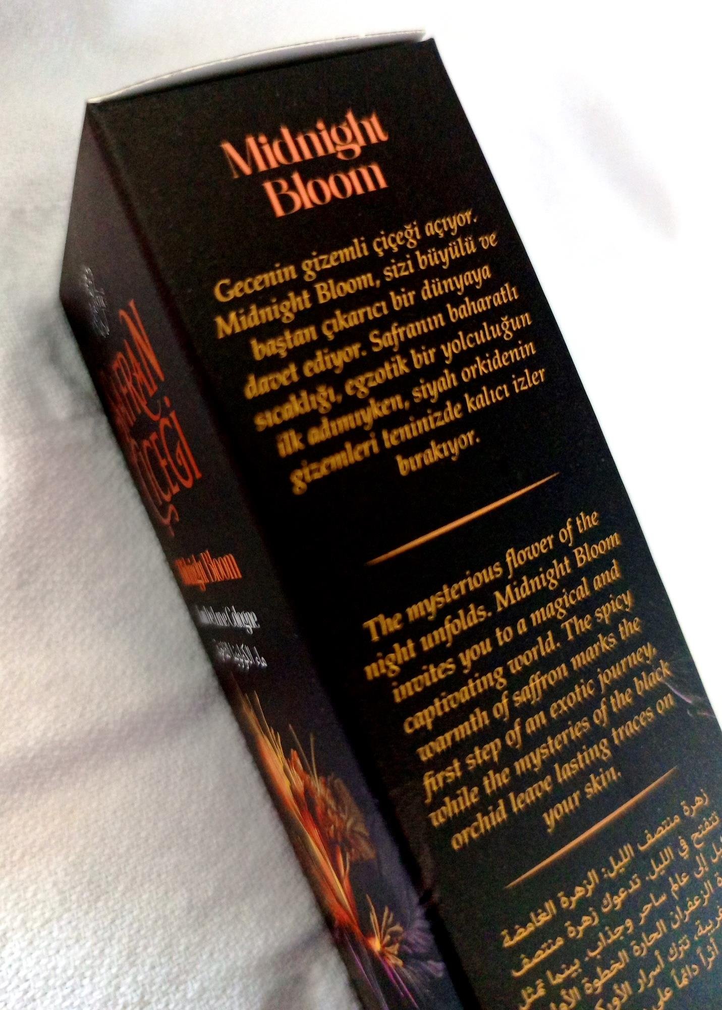Safran Çiçeği Midnight Bloom Lüks Kolonya 