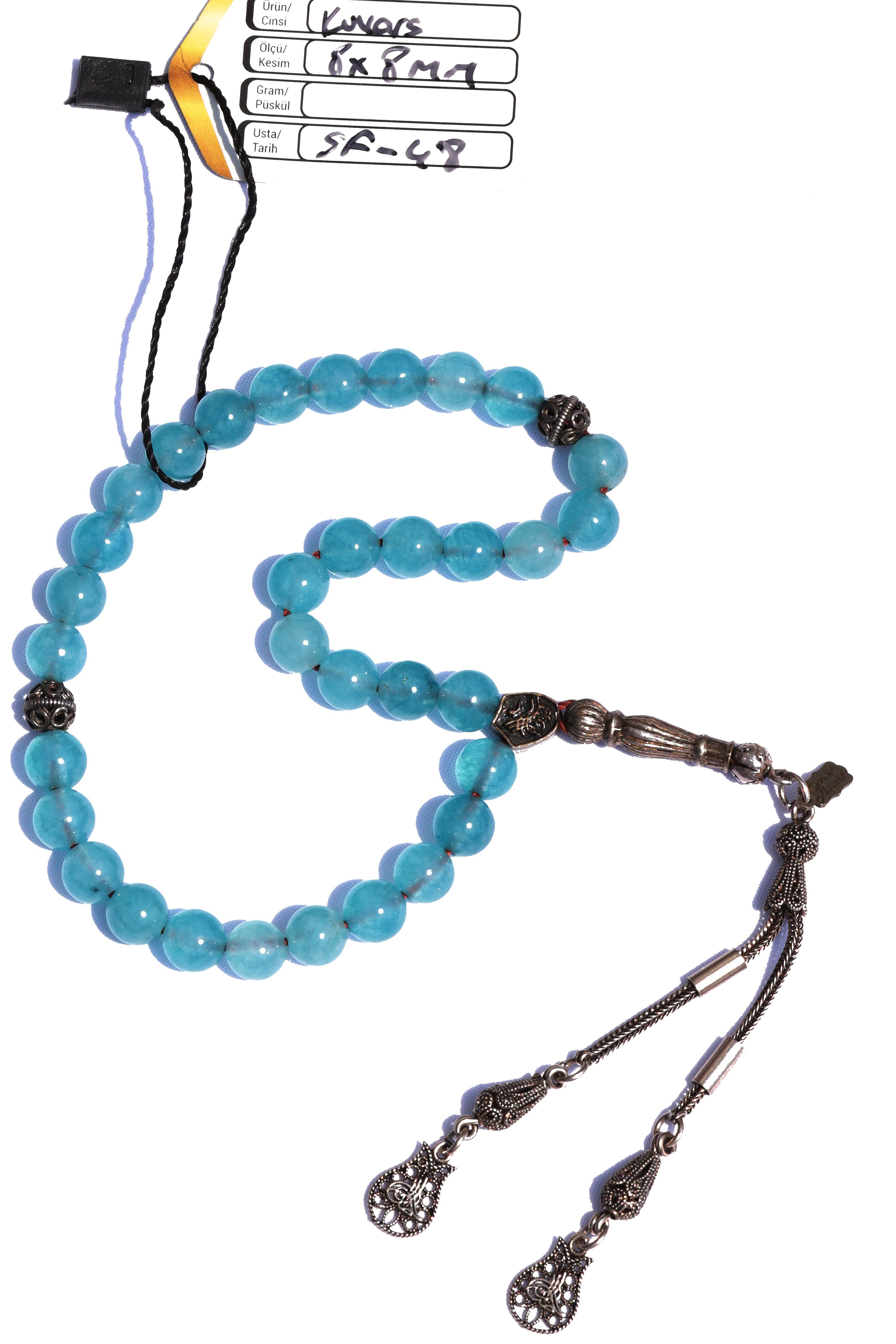 Aquamarine tesbihAquamarine tesbih - Kevser AntikDOĞAL TAŞ TESBİHLER