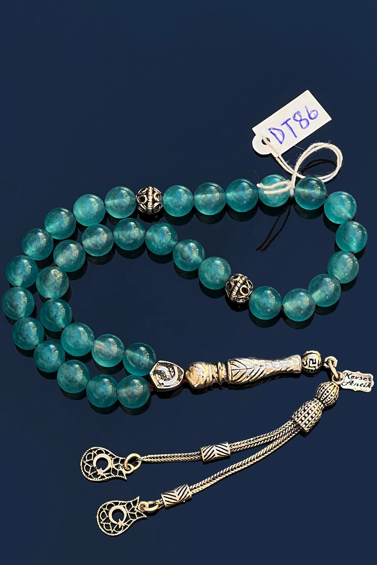 Aquamarine tesbihAquamarine tesbih - Kevser AntikDoğal Taş Tesbihler