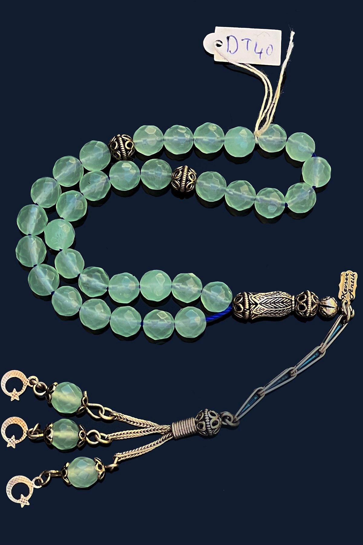 Aquamarine tesbihAquamarine tesbih - Kevser AntikDoğal Taş Tesbihler