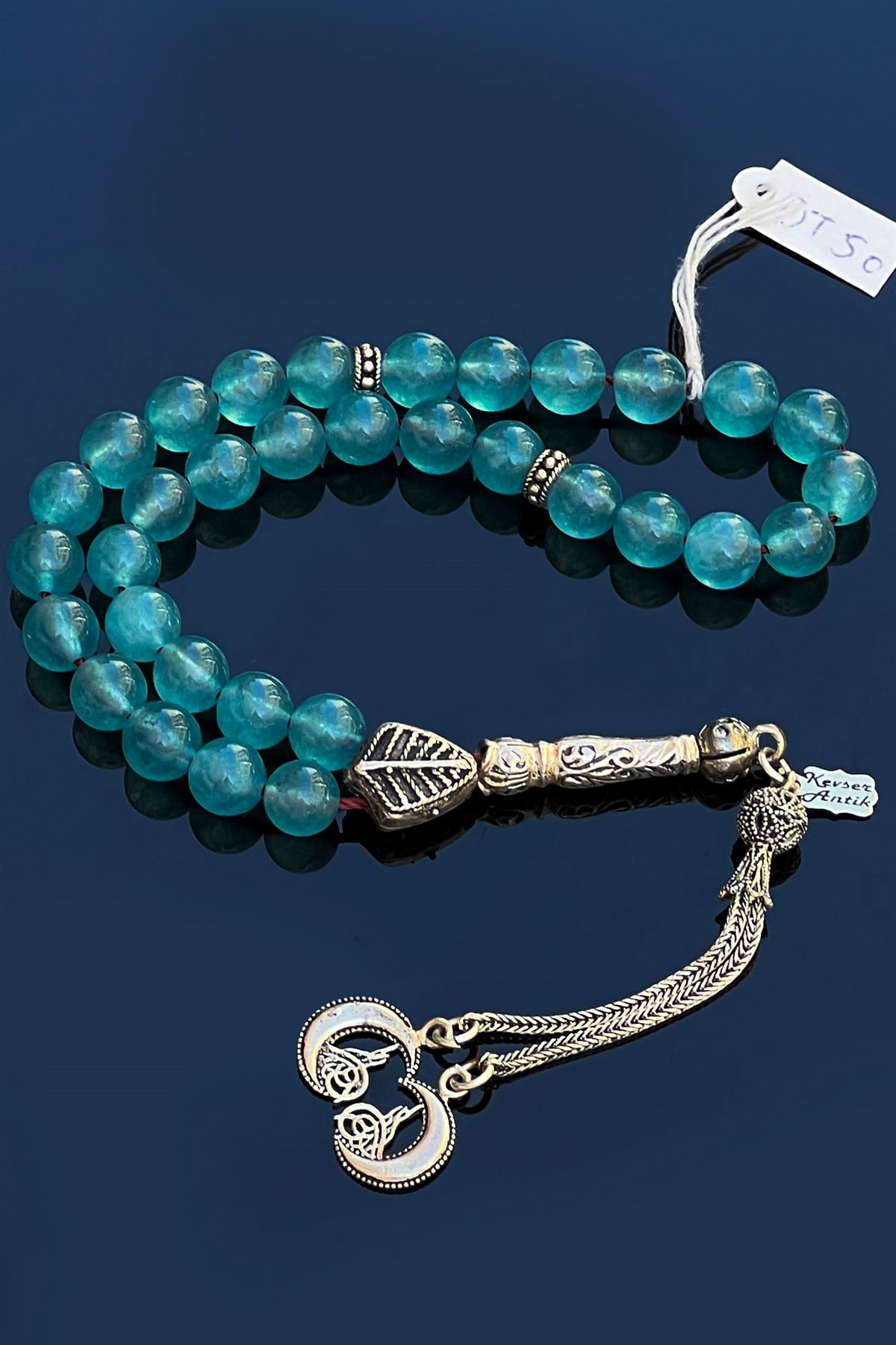 Aquamarine tesbihAquamarine tesbih - Kevser AntikDoğal Taş Tesbihler