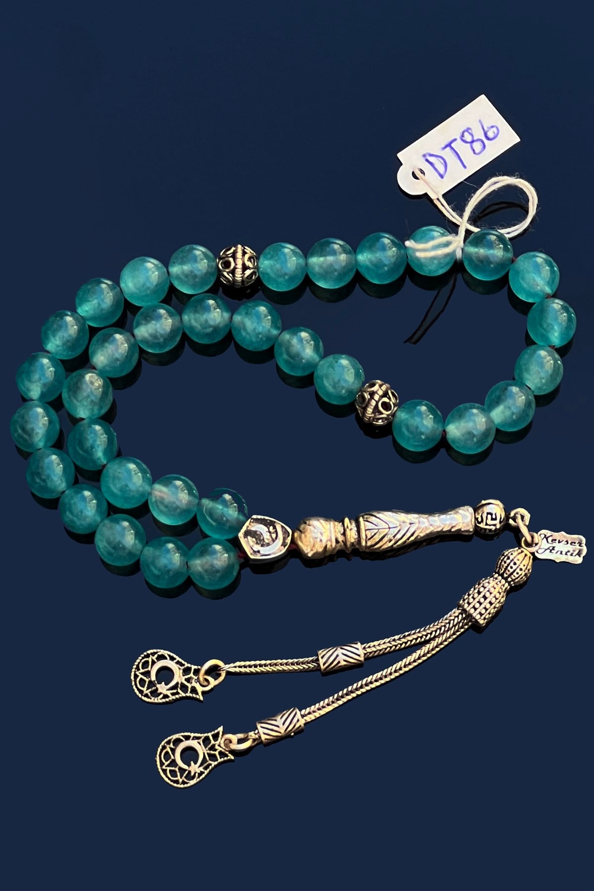Aquamarine tesbihAquamarine tesbih - Kevser AntikDoğal Taş Tesbihler