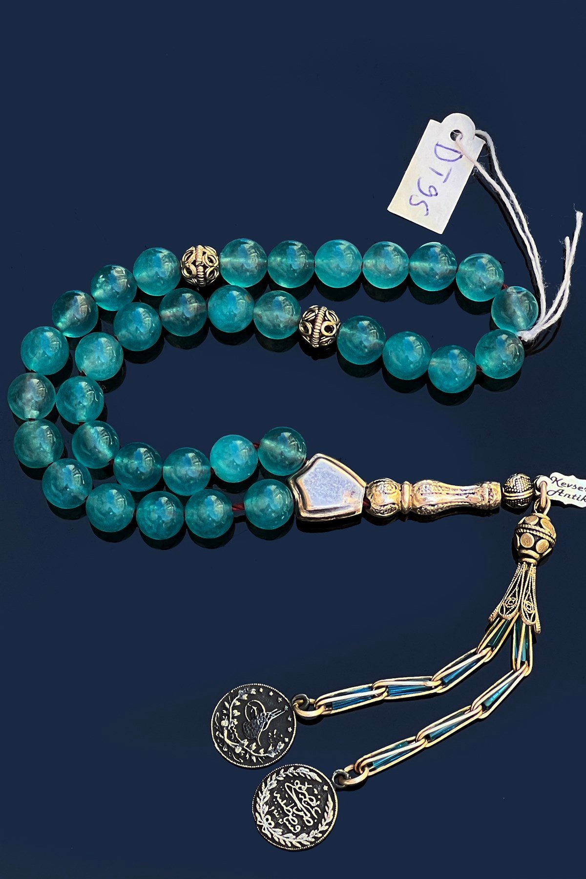 Aquamarine tesbihAquamarine tesbih - Kevser AntikDoğal Taş Tesbihler