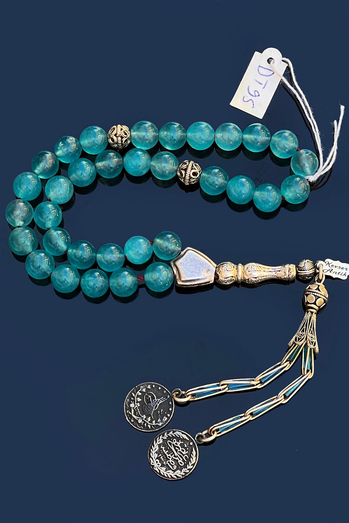 Aquamarine tesbihAquamarine tesbih - Kevser AntikDoğal Taş Tesbihler
