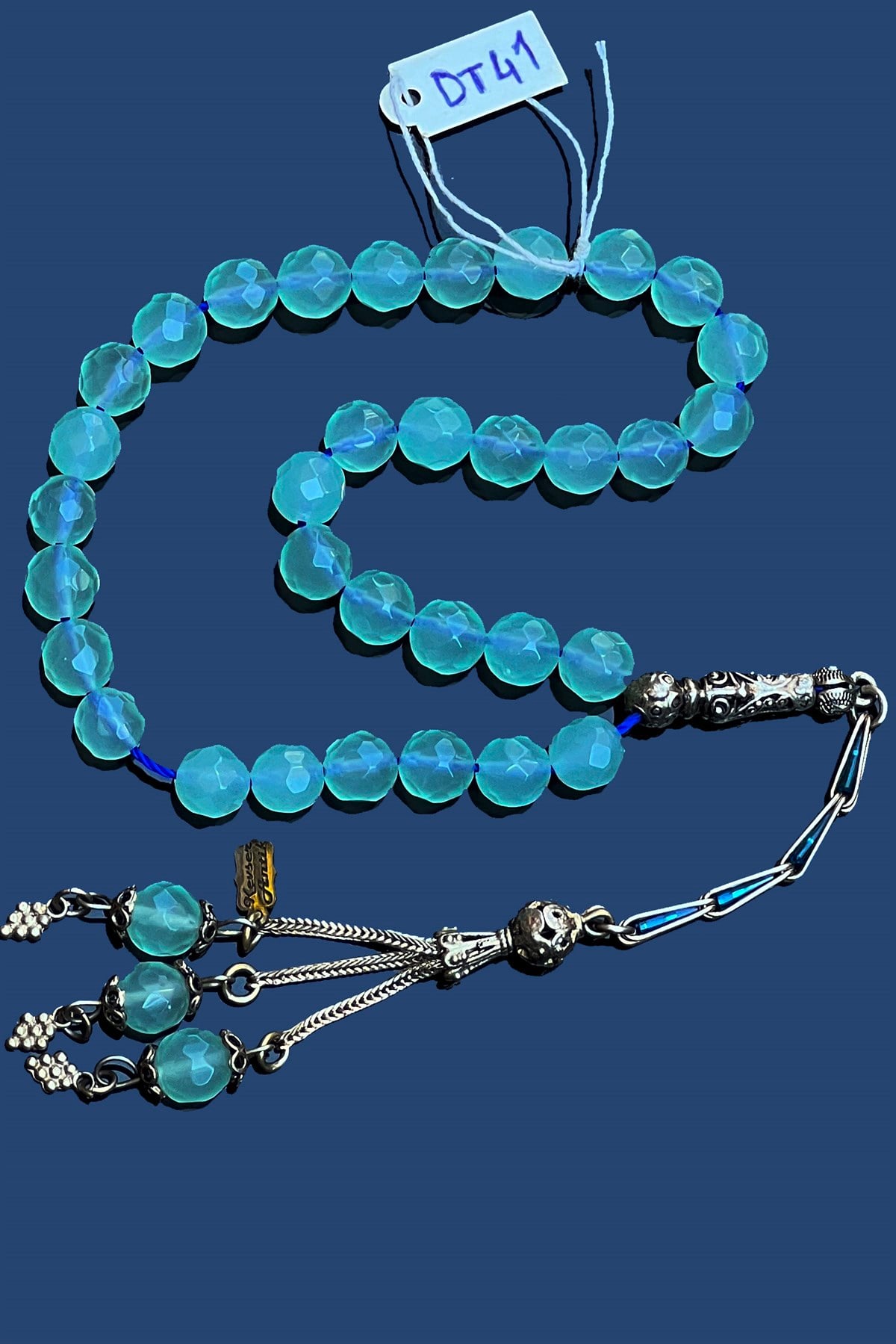 Aquamarine tesbihAquamarine tesbih - Kevser AntikDoğal Taş Tesbihler