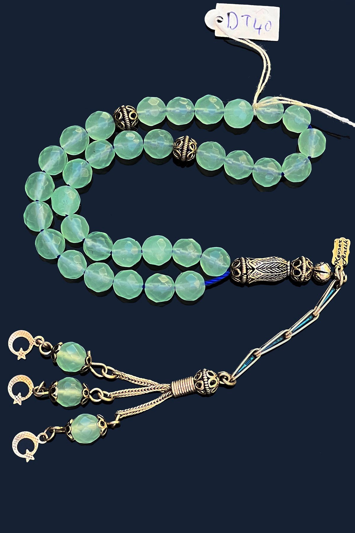 Aquamarine tesbihAquamarine tesbih - Kevser AntikDoğal Taş Tesbihler