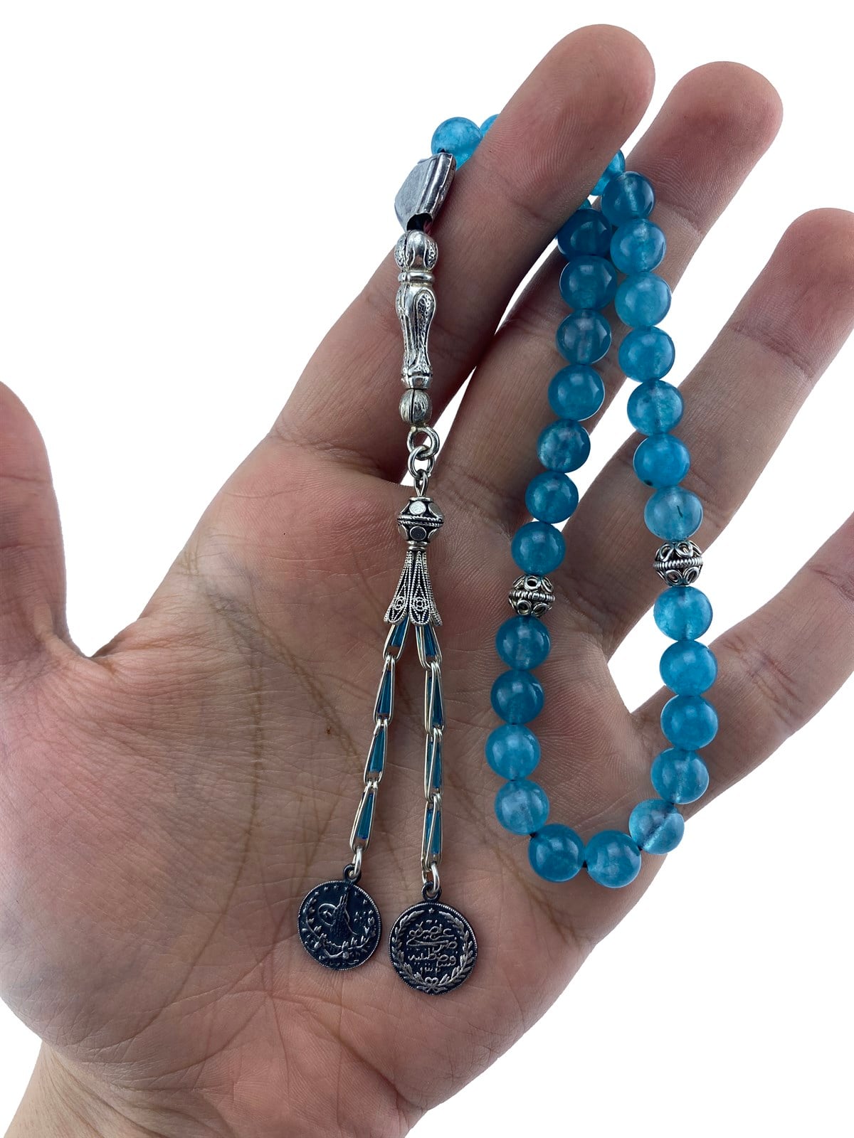 Aquamarine tesbihAquamarine tesbihDoğal Taş Tesbihler