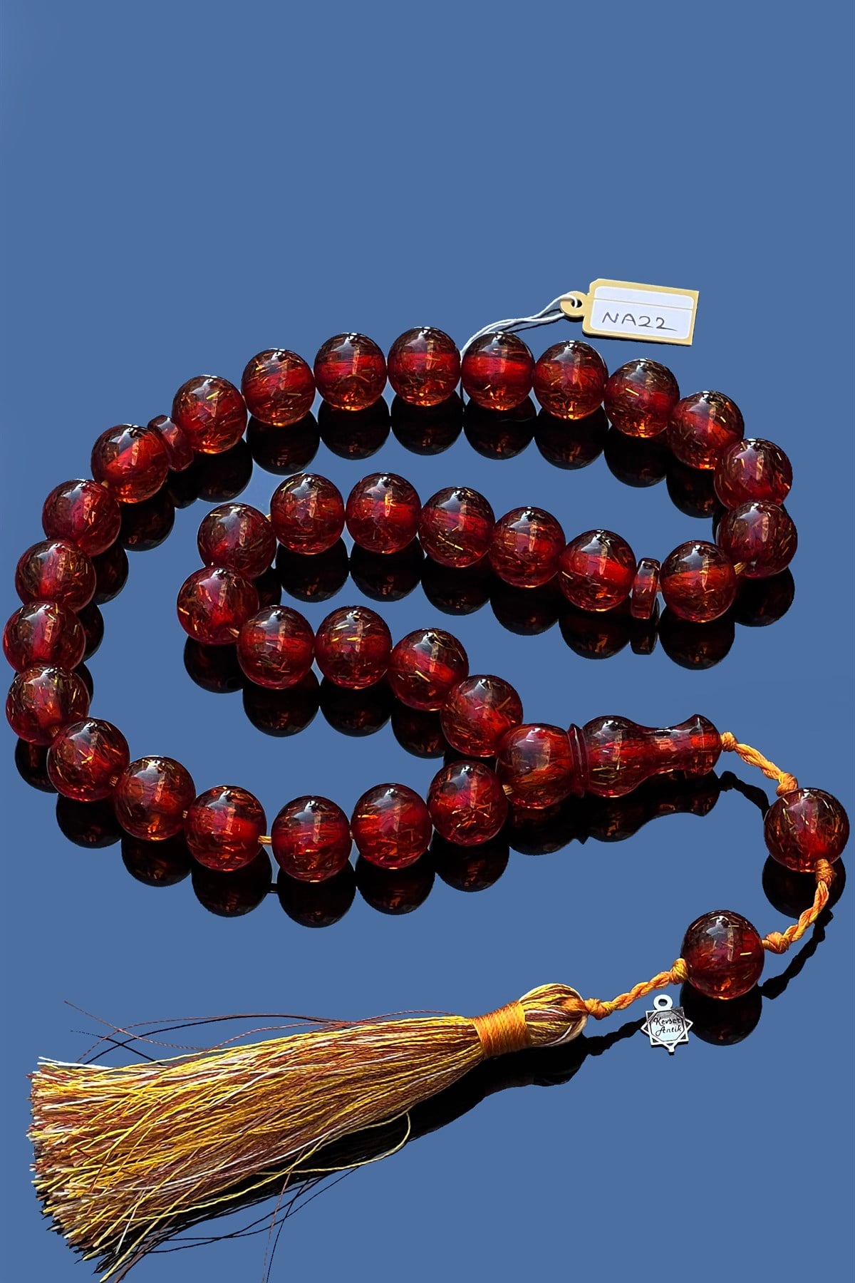 Dev Ateş Kehribar TesbihDev Ateş Kehribar Tesbih - Kevser AntikSıkma-Ateş Kehribar Tesbihler