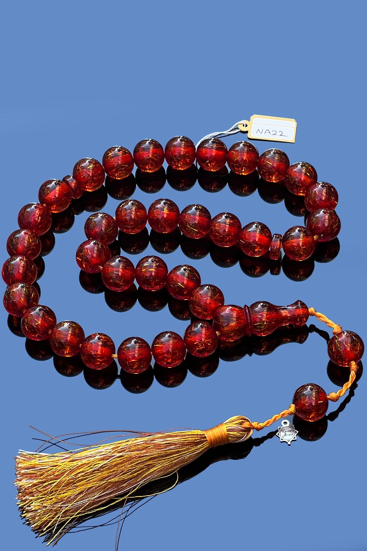 Dev Ateş Kehribar TesbihDev Ateş Kehribar Tesbih - Kevser AntikSıkma-Ateş Kehribar Tesbihler