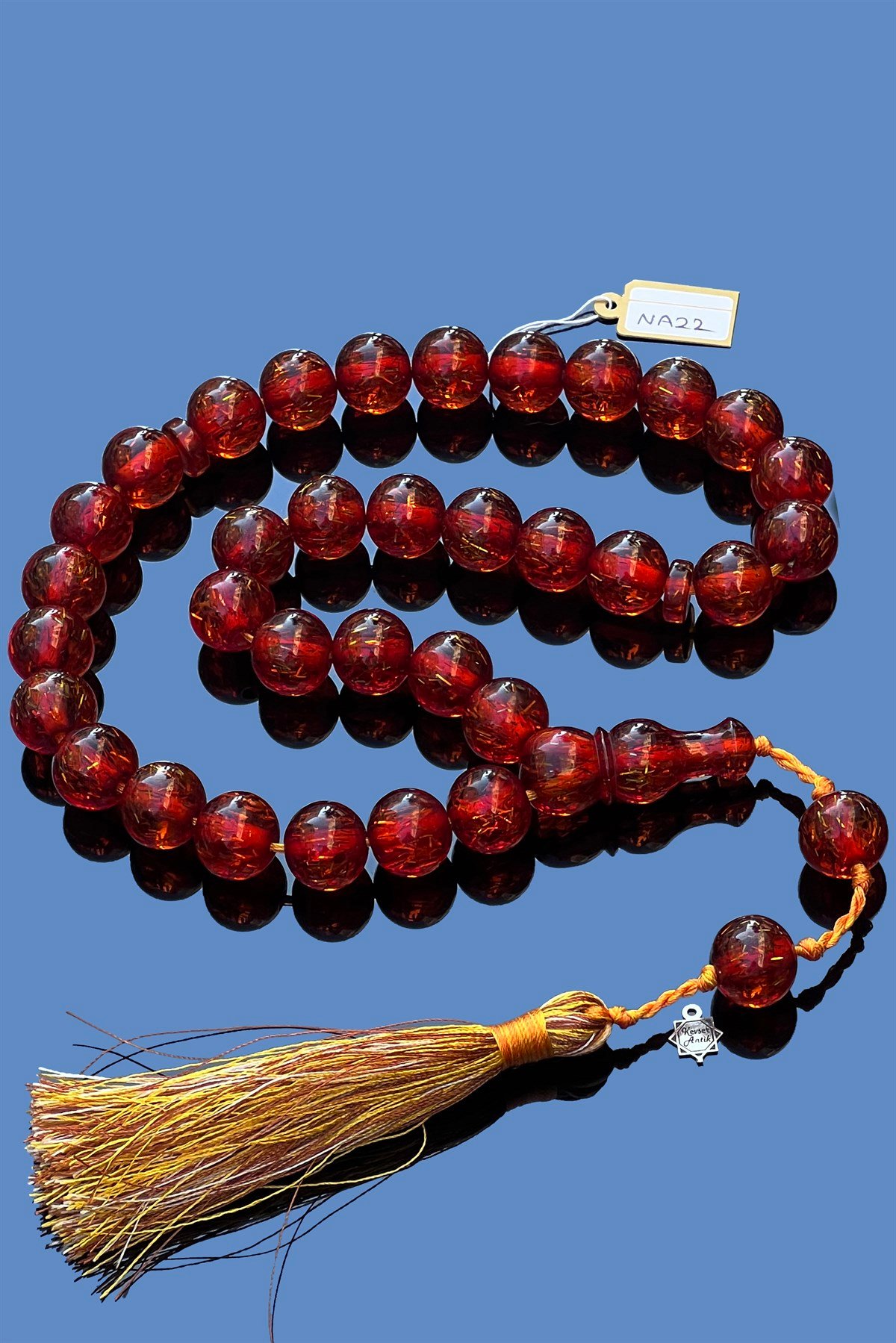 Dev Ateş Kehribar TesbihDev Ateş Kehribar Tesbih - Kevser AntikSıkma-Ateş Kehribar Tesbihler