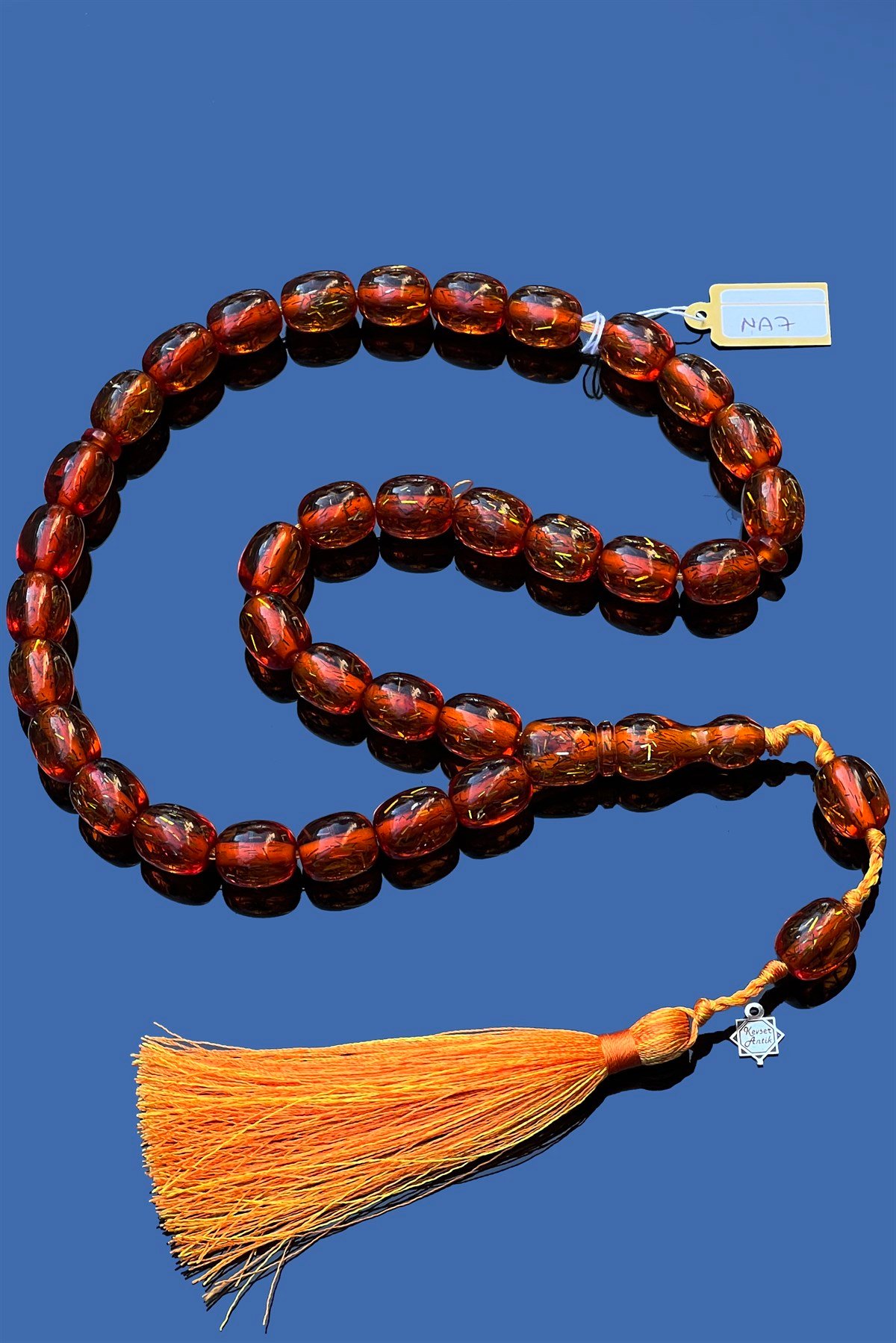 Dev Ateş Kehribar TesbihDev Ateş Kehribar Tesbih - Kevser AntikSıkma-Ateş Kehribar Tesbihler