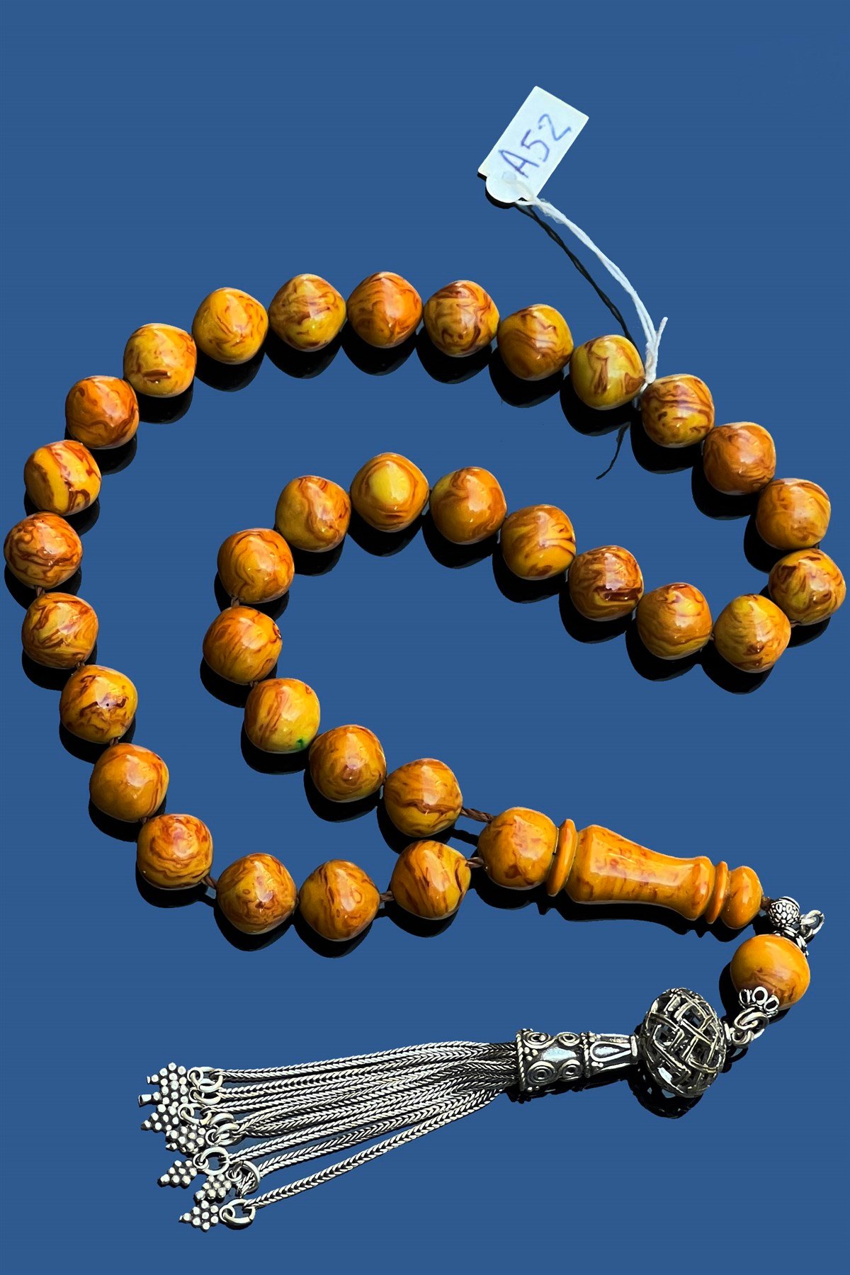 Dev Boy Katalin TesbihDev Boy Katalin Tesbih - Kevser AntikSıkma-Ateş Kehribar Tesbihler