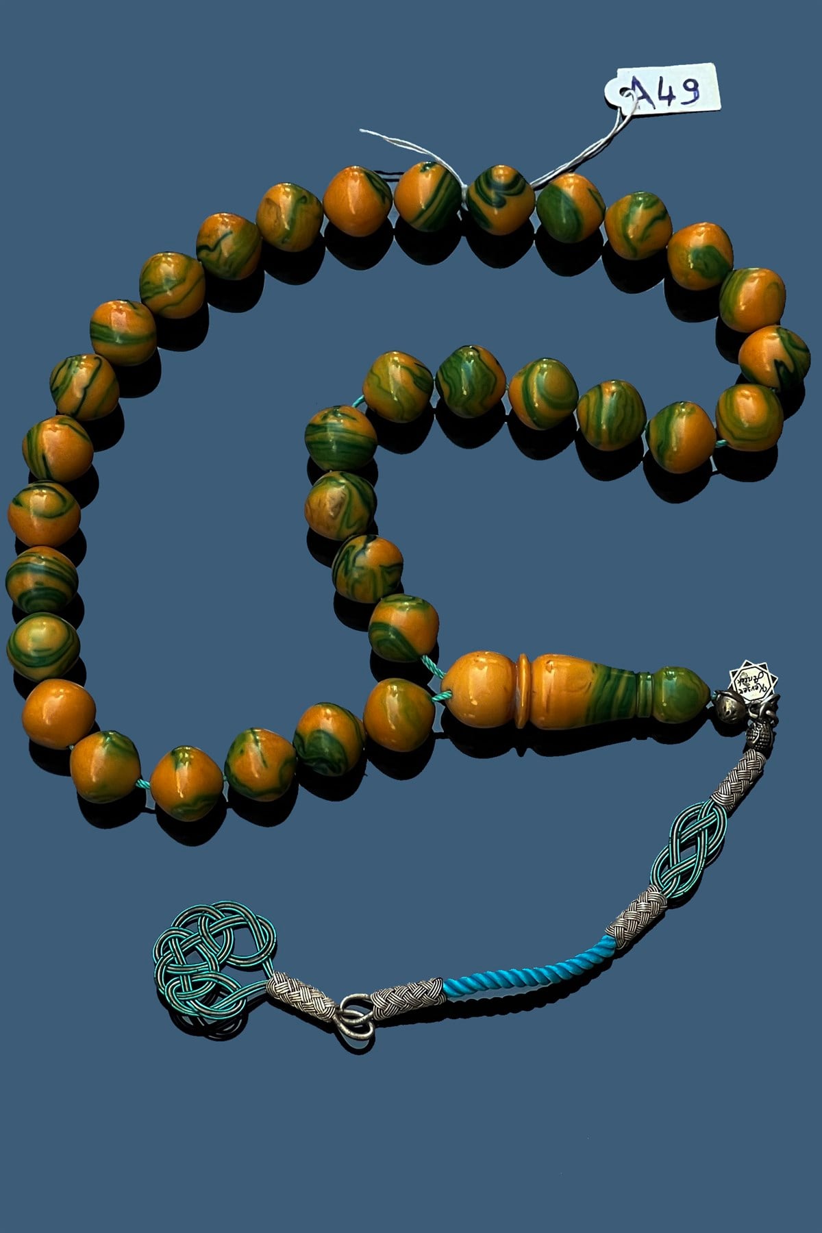 Dev Boy Katalin TesbihDev Boy Katalin Tesbih - Kevser AntikSıkma-Ateş Kehribar Tesbihler