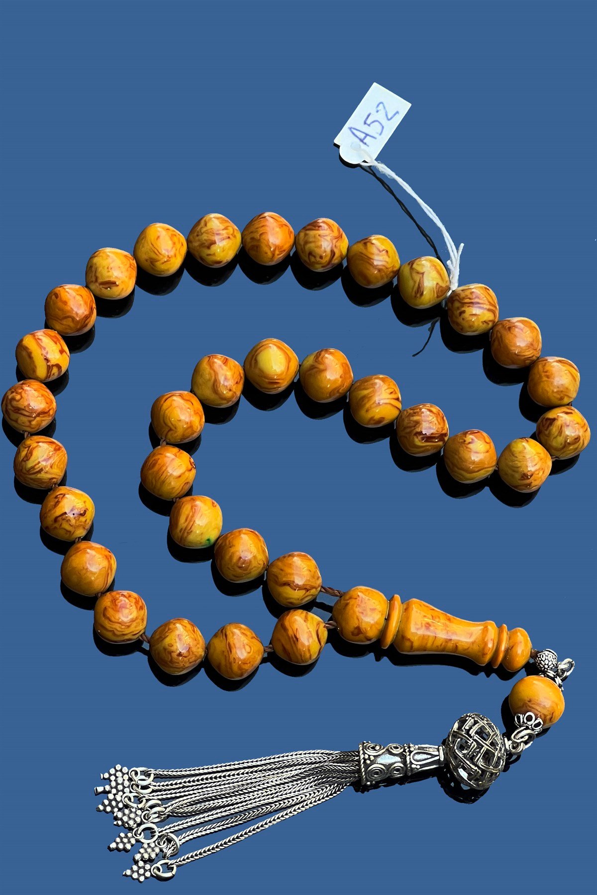 Dev Boy Katalin TesbihDev Boy Katalin Tesbih - Kevser AntikSıkma-Ateş Kehribar Tesbihler