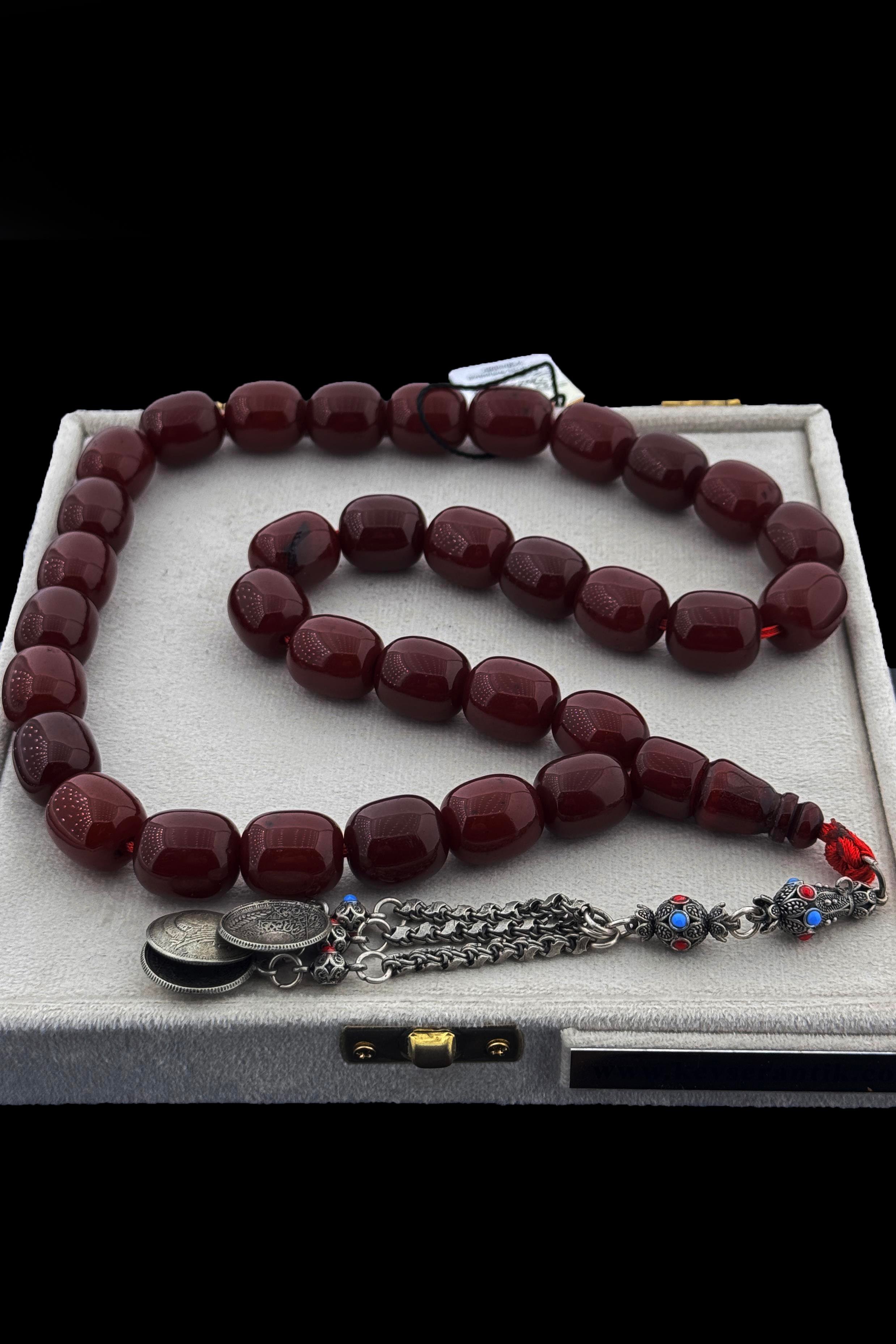 Dev Boy Osmanlı Kehribar TesbihDev Boy Osmanlı Kehribar Tesbih - Kevser AntikOsmanlı Kehribar Tesbihler