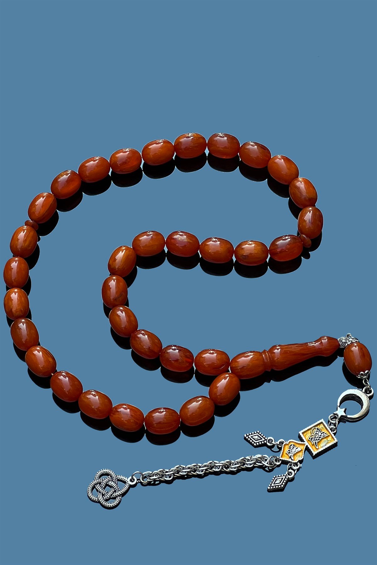 Dev Çubuk Sıkma Kehribar TesbihDev Çubuk Sıkma Kehribar Tesbih - Kevser AntikSıkma-Ateş Kehribar Tesbihler