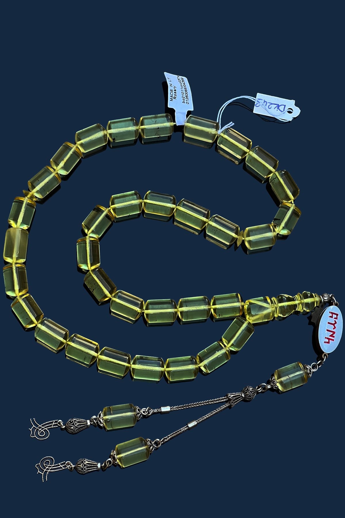 Dev Damla Kehribar TesbihDev Damla Kehribar Tesbih - Kevser AntikDamla Kehribar Tesbihler