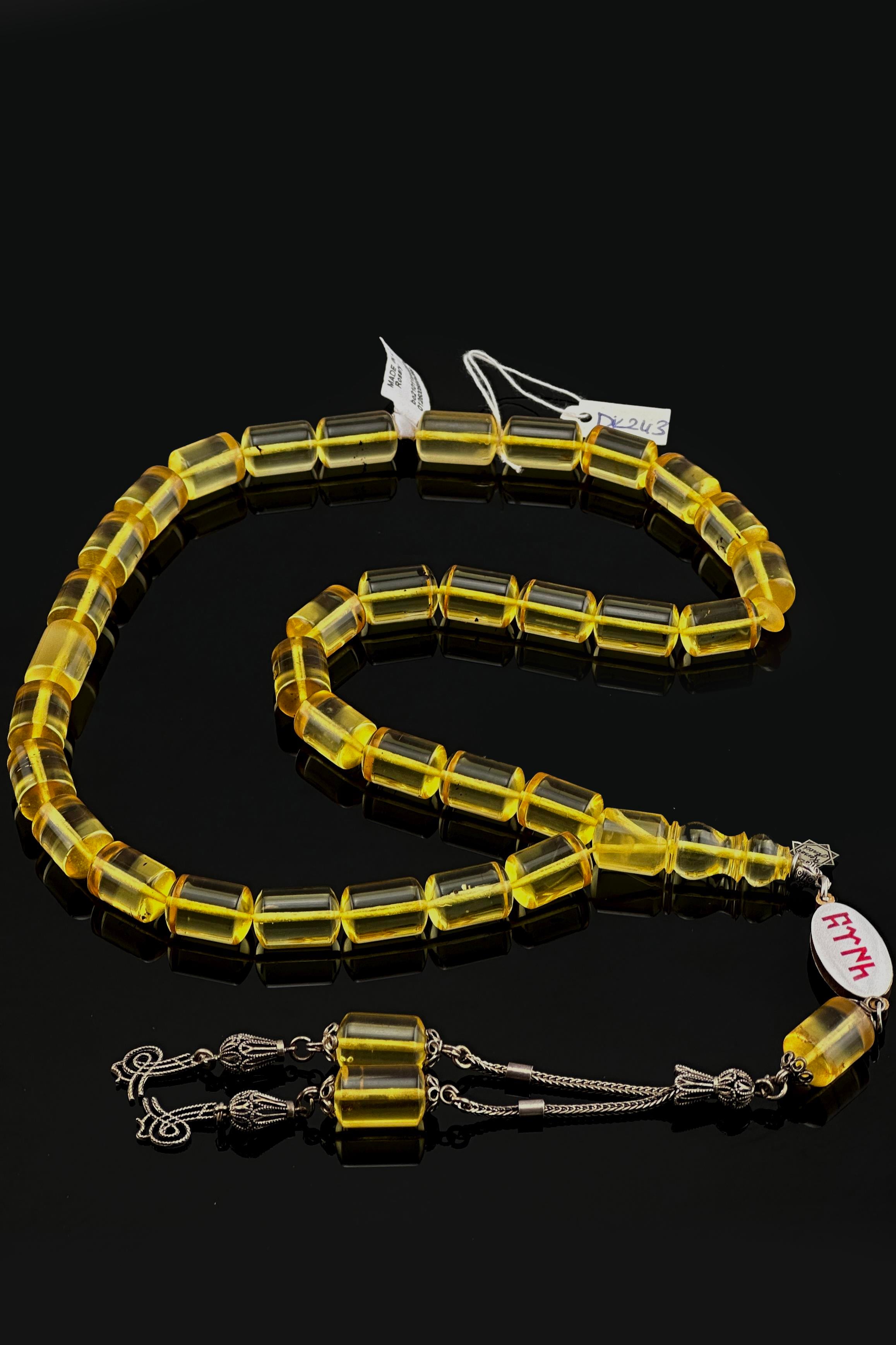 Dev Damla Kehribar TesbihDev Damla Kehribar Tesbih - Kevser AntikDamla Kehribar Tesbihler