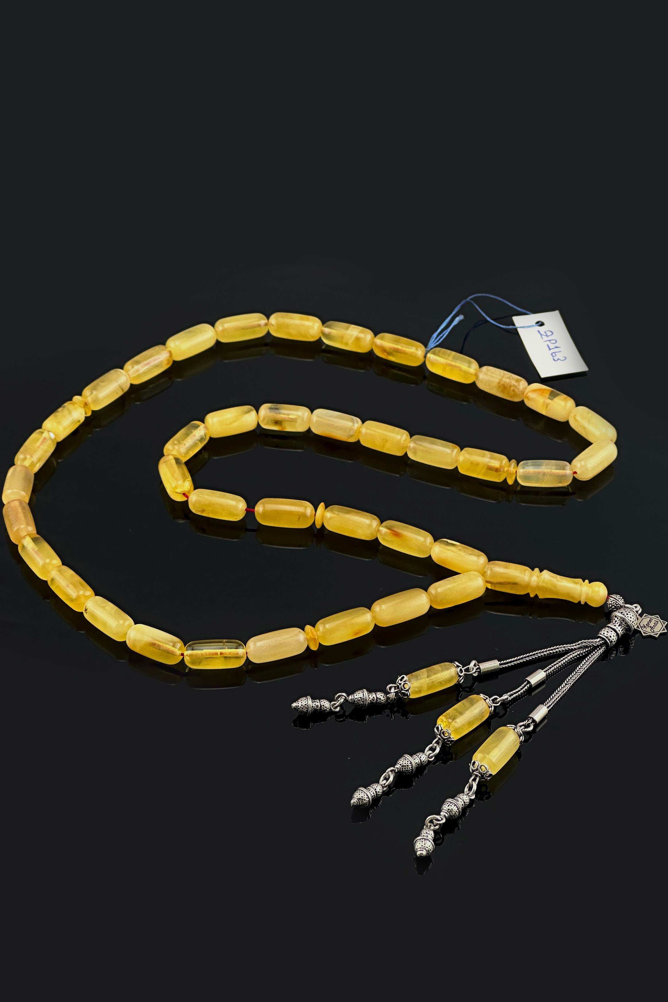 Dev Kapsül Kehribar TesbihDev Kapsül Kehribar Tesbih - Kevser AntikDamla Kehribar Tesbihler