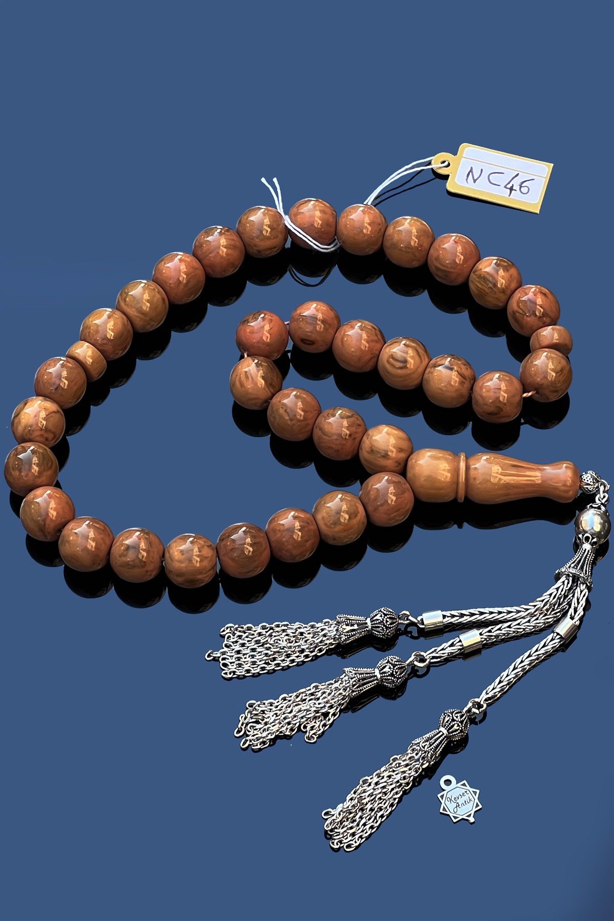 Dev Katalin TesbihDev Katalin Tesbih - Kevser AntikSıkma-Ateş Kehribar Tesbihler