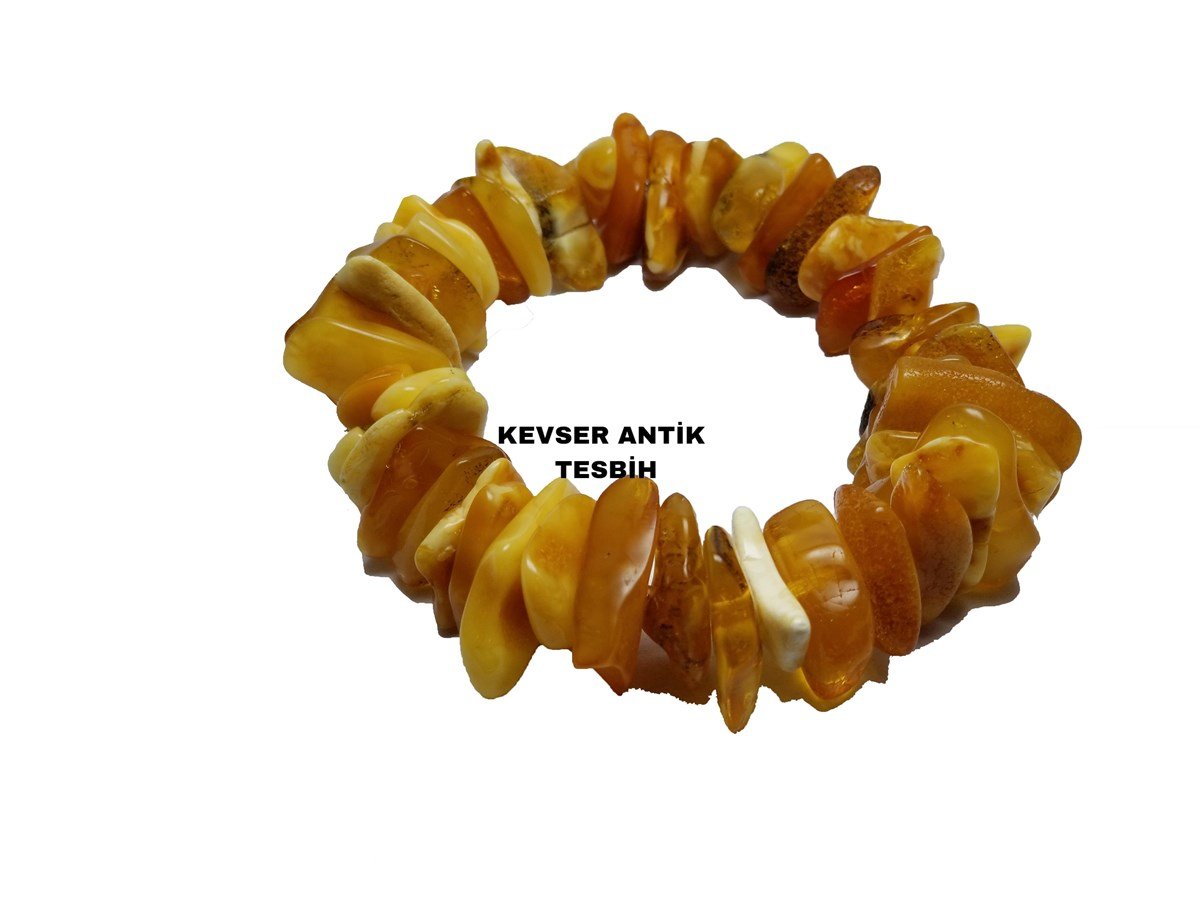 Dev Kehribar Bileklik