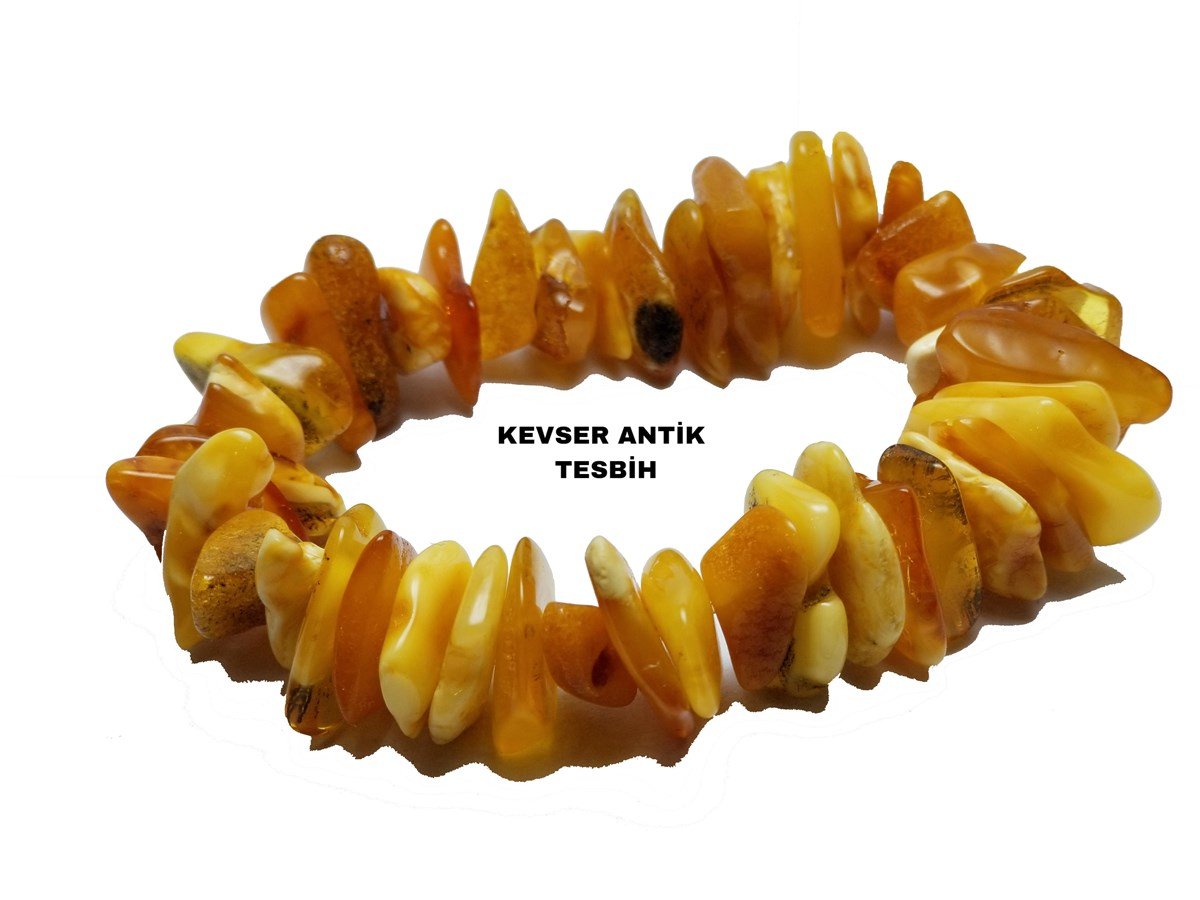 Dev Kehribar Bileklik