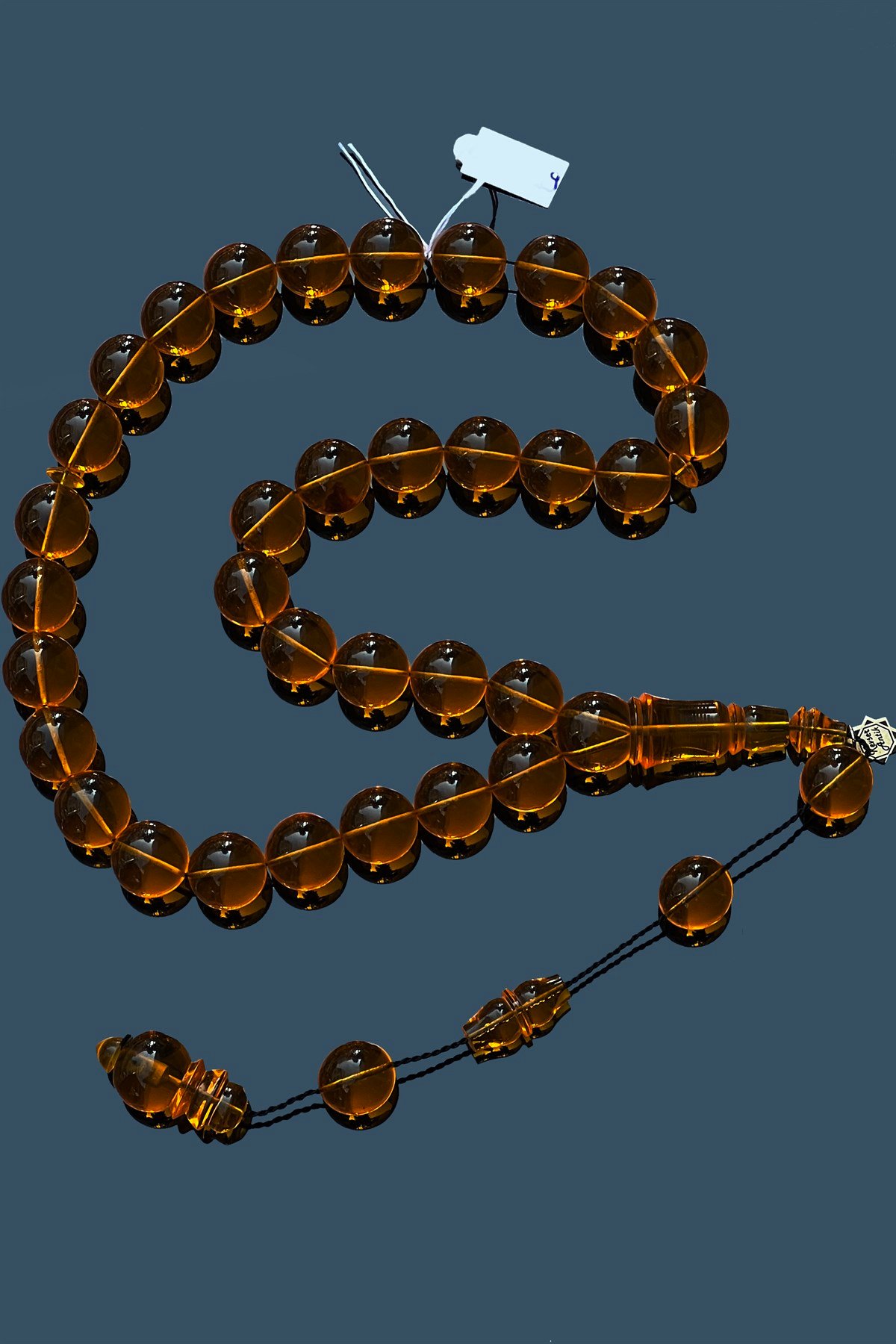 Dev Uçak camı tesbihDev Uçak camı tesbih- Kevser AntikSıkma-Ateş Kehribar Tesbihler