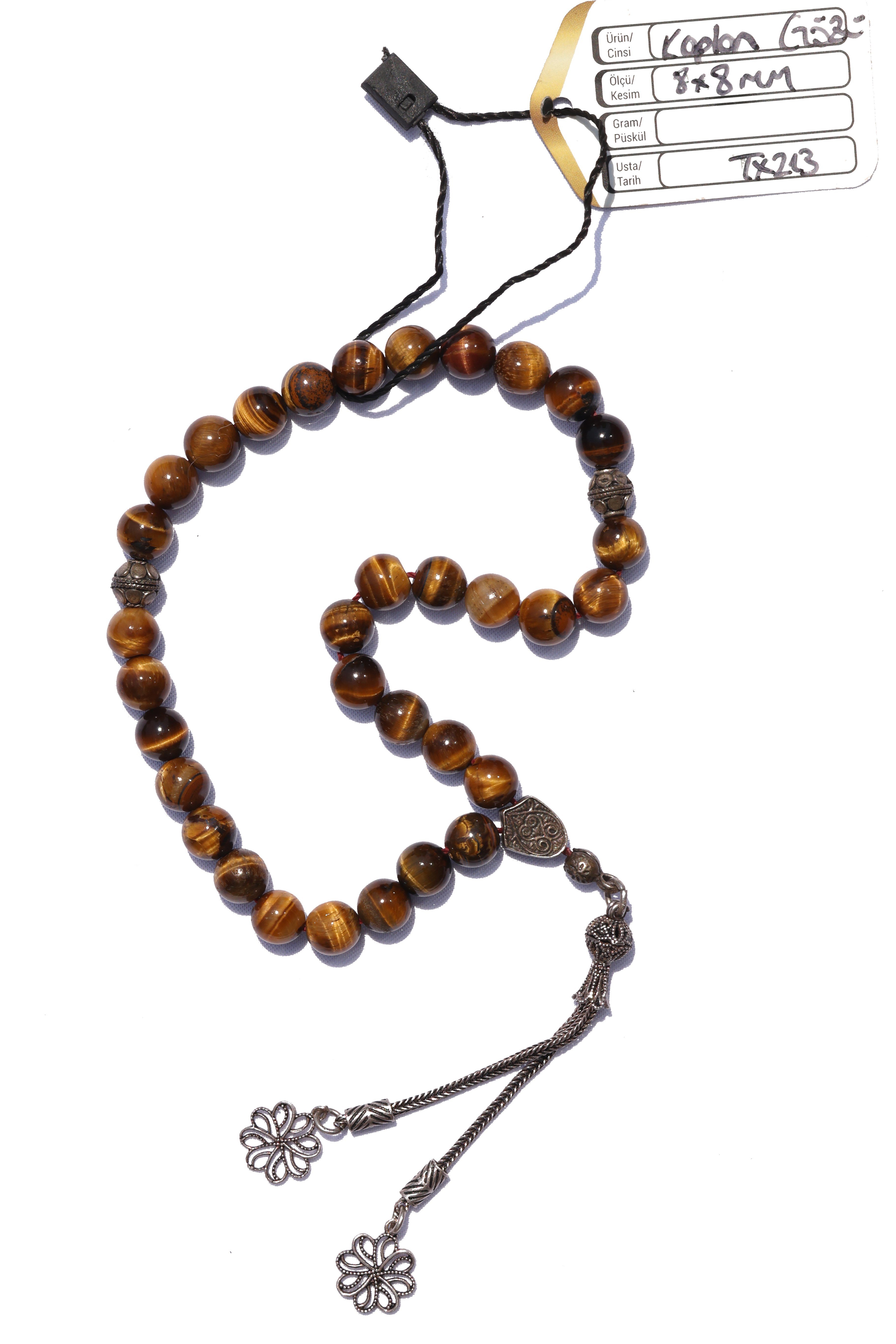 Doğal Tiger Eye Tesbih – Parlayan Altın Tonlarıyla Lüks KoleksiyonDoğal Tiger Eye Tesbih – Parlayan Altın Tonlarıyla Lüks Koleksiyon - Kevser AntikDOĞAL TAŞ TESBİHLER