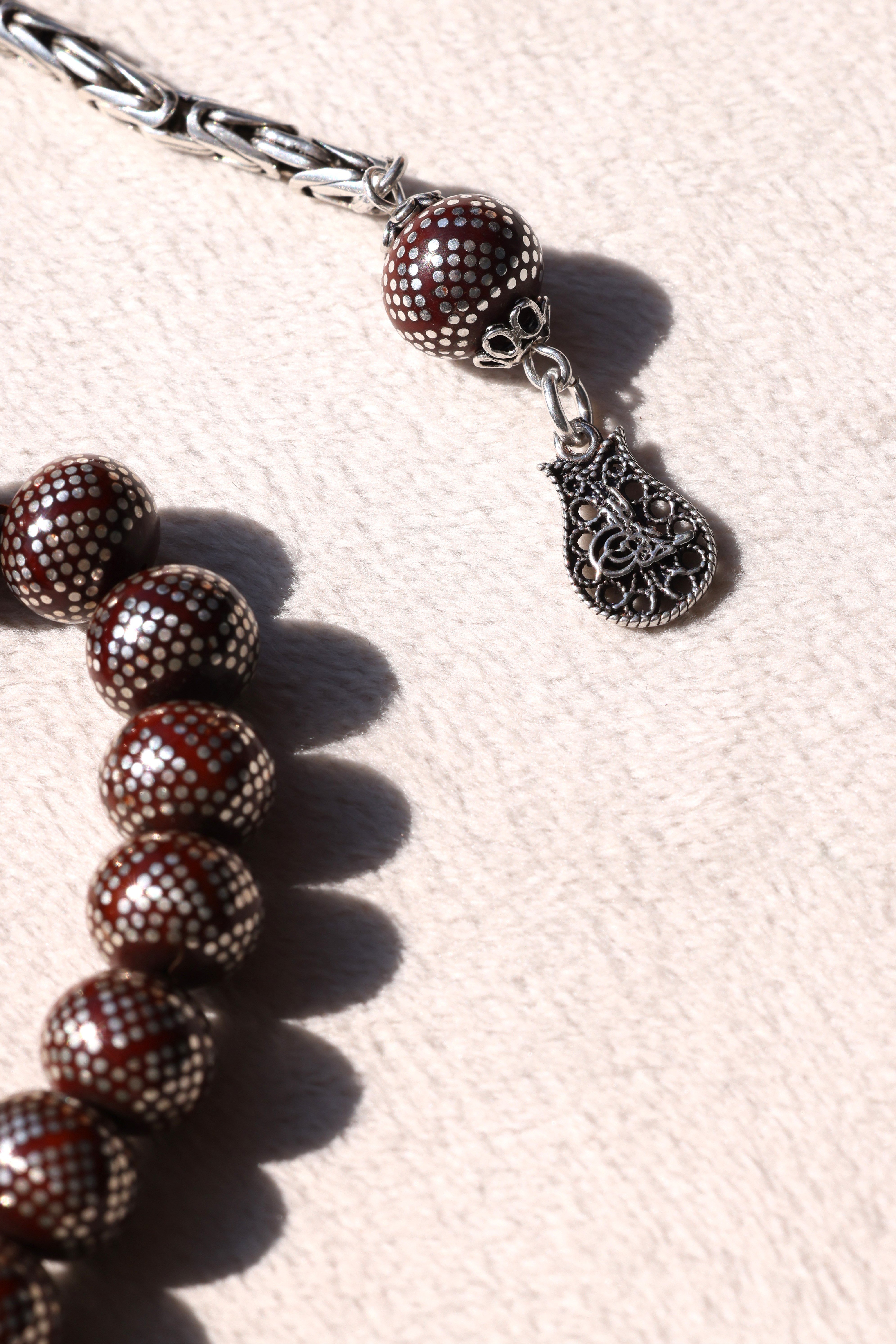 Full İşlemeli Kuka TesbihFull İşlemeli Kuka Tesbih - Kevser AntikAĞAÇ TESBİHLER