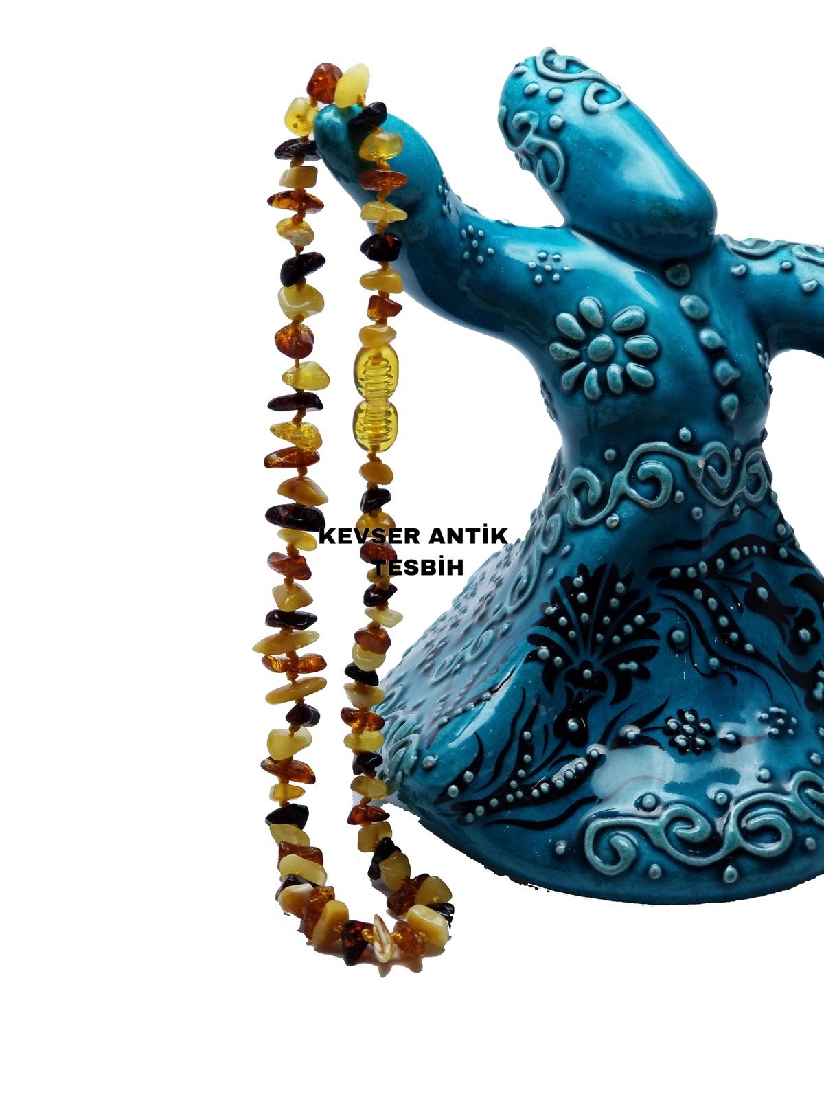Karışık Kehribar Kolye