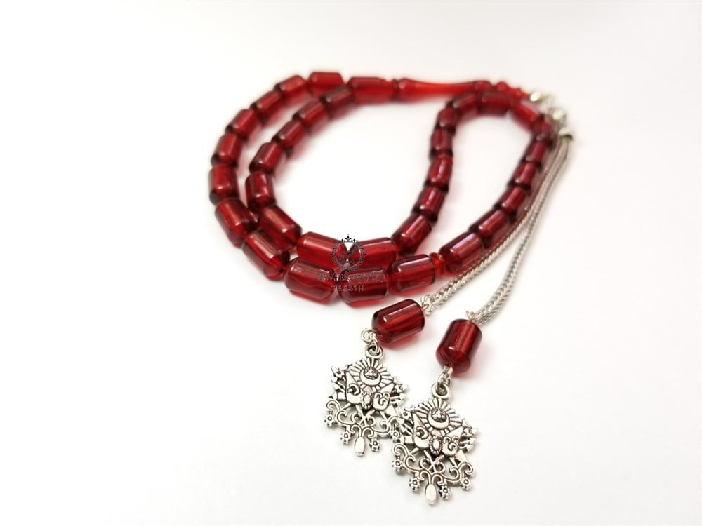 Osmanlı Sancak Toz Kehribar Tesbih