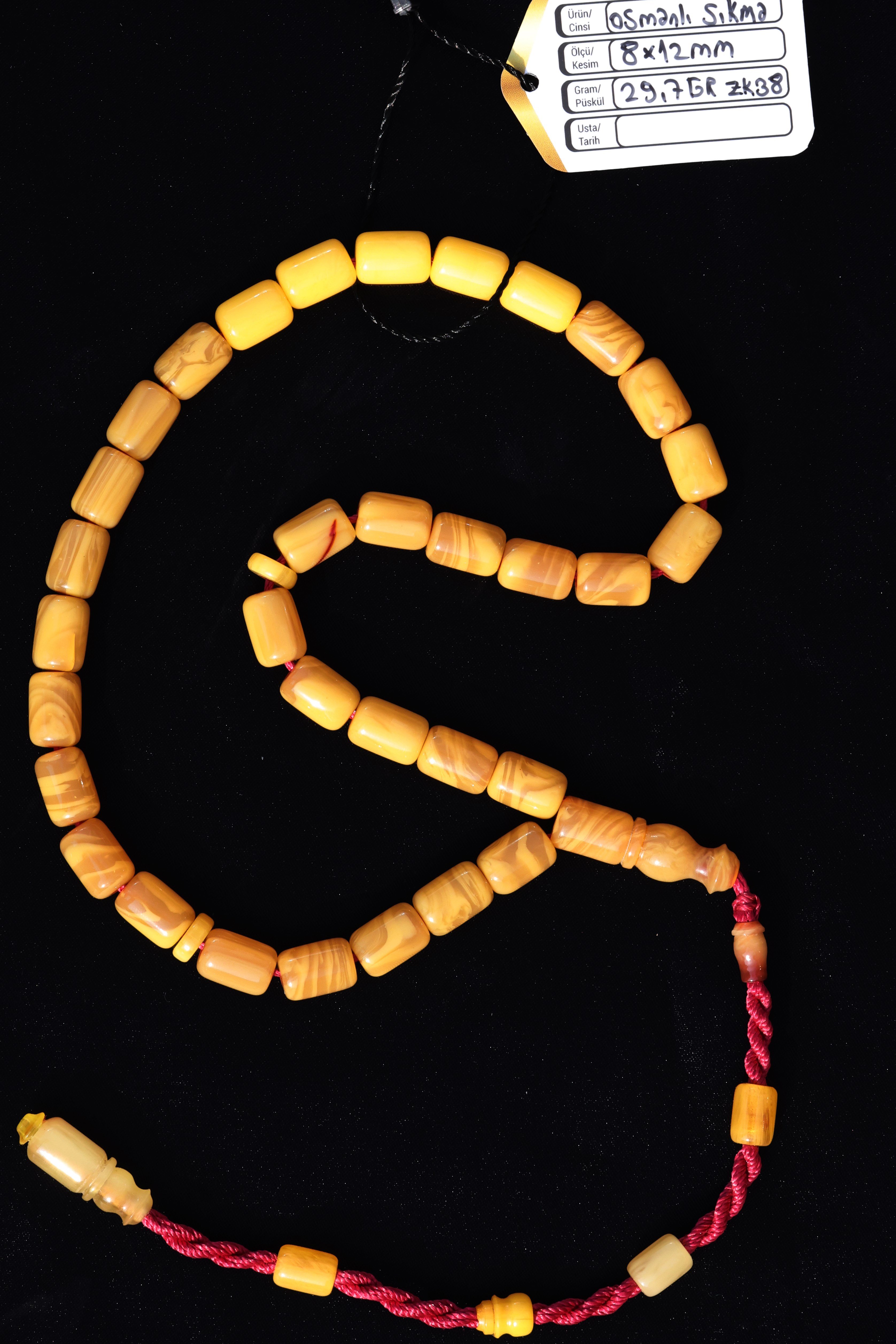 Üst Segment Osmanlı Sıkma Kehribar TesbihÜst Segment Osmanlı Sıkma Kehribar Tesbih - Kevser AntikOSMANLI KEHRİBAR TESBİHLER