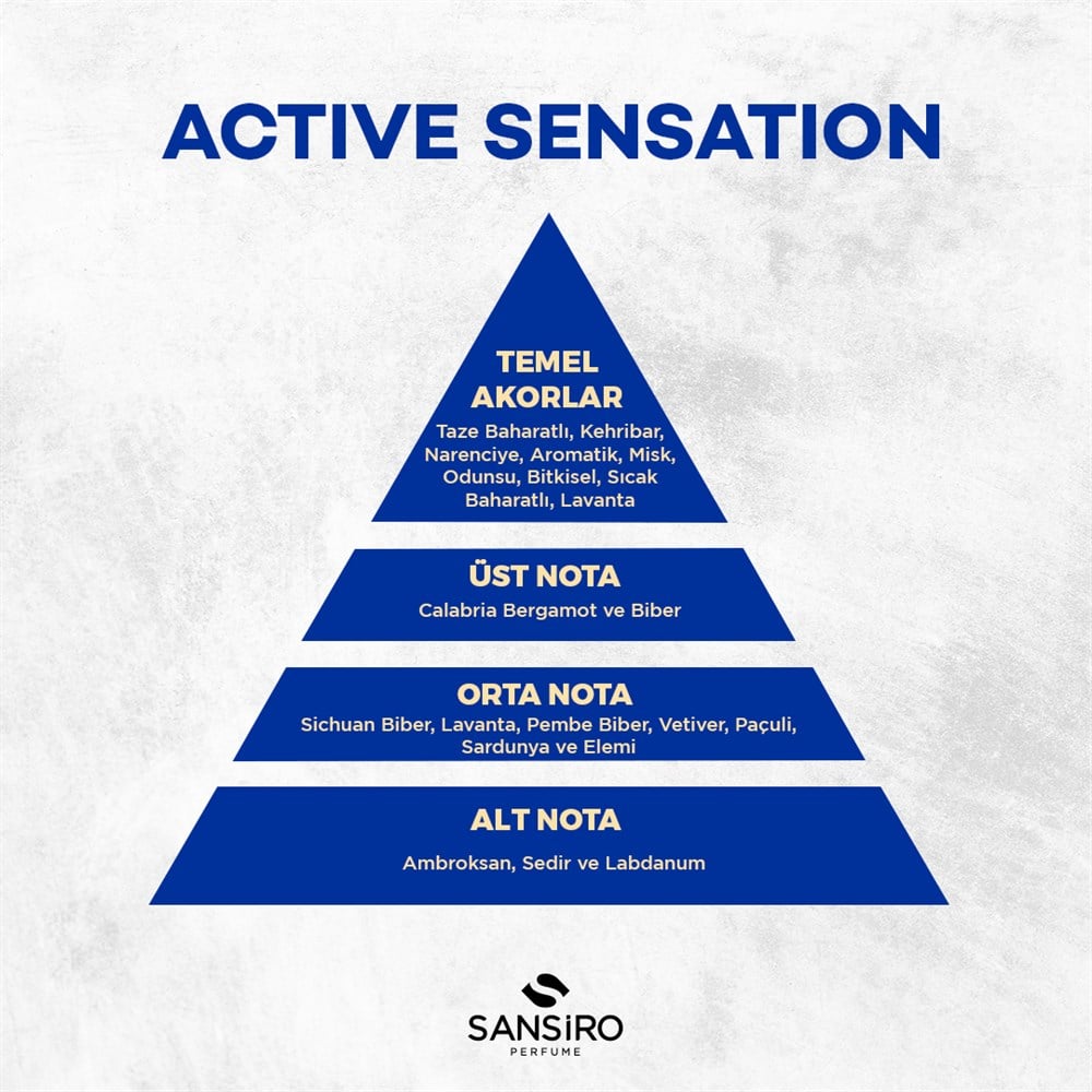 Sansiro Active Sensation Erkek Parfüm 100ml Edp