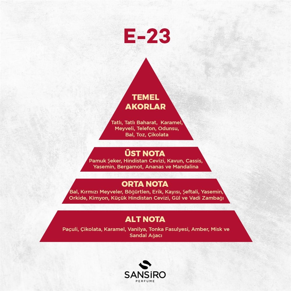 Sansiro E-23 Erkek Parfüm 50ml Edp