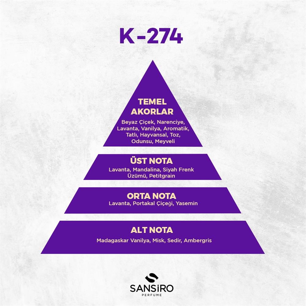Sansiro K-274 Kadın Parfüm 50ml Edp