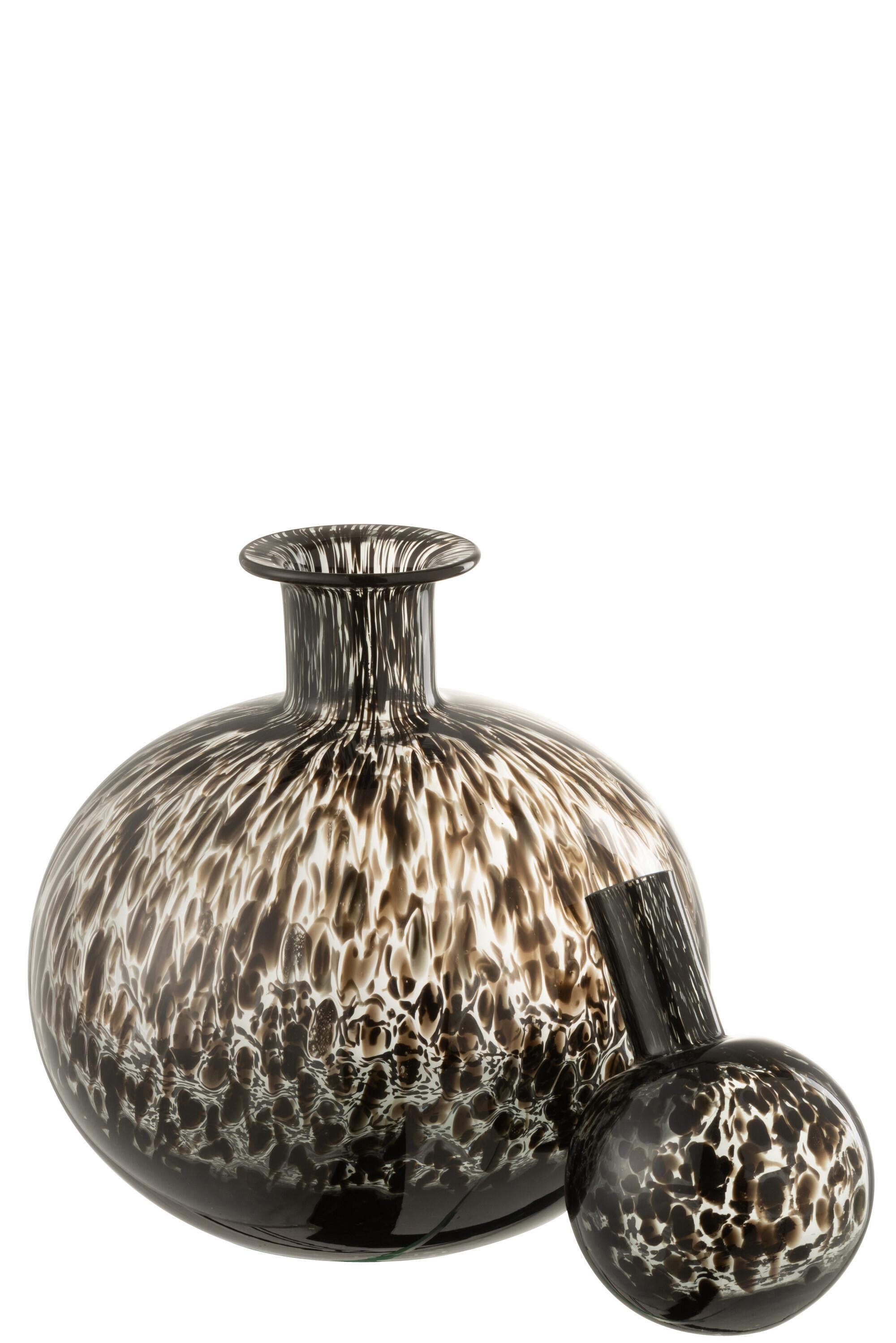 JOLIPA - Jolipa Bottle Decorative Glass Black